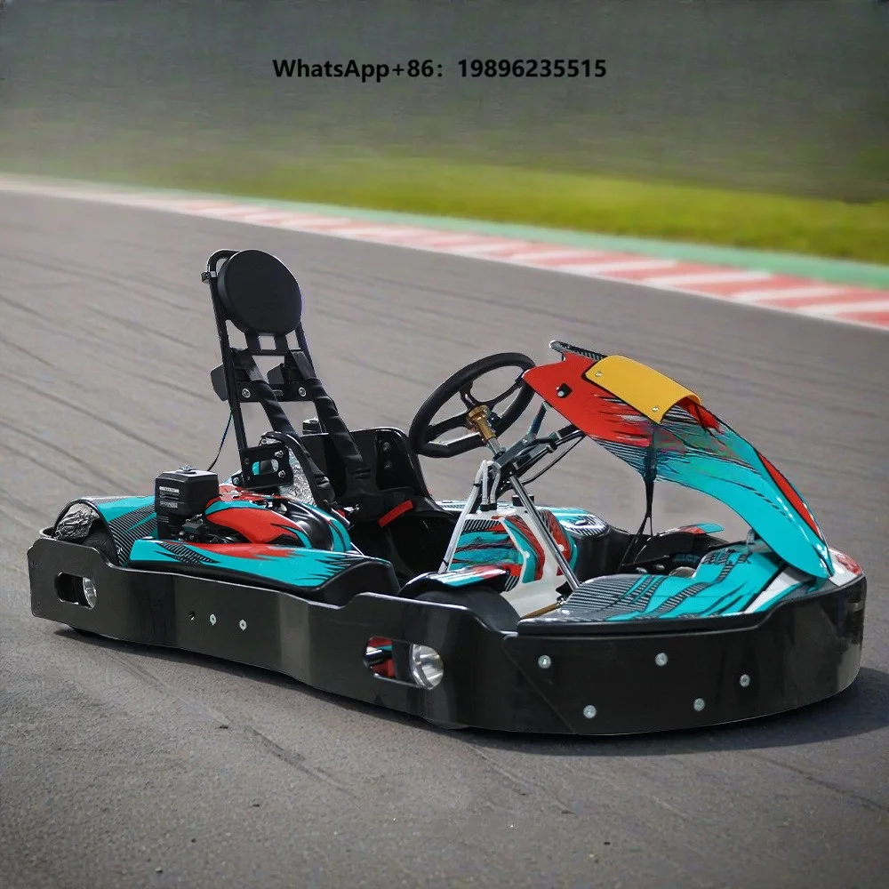 Vortkart Durable Commercial Rental Go Kart Gas Powered for Adult Children 200cc Low Maintenance Kids Kart for Amusement Park