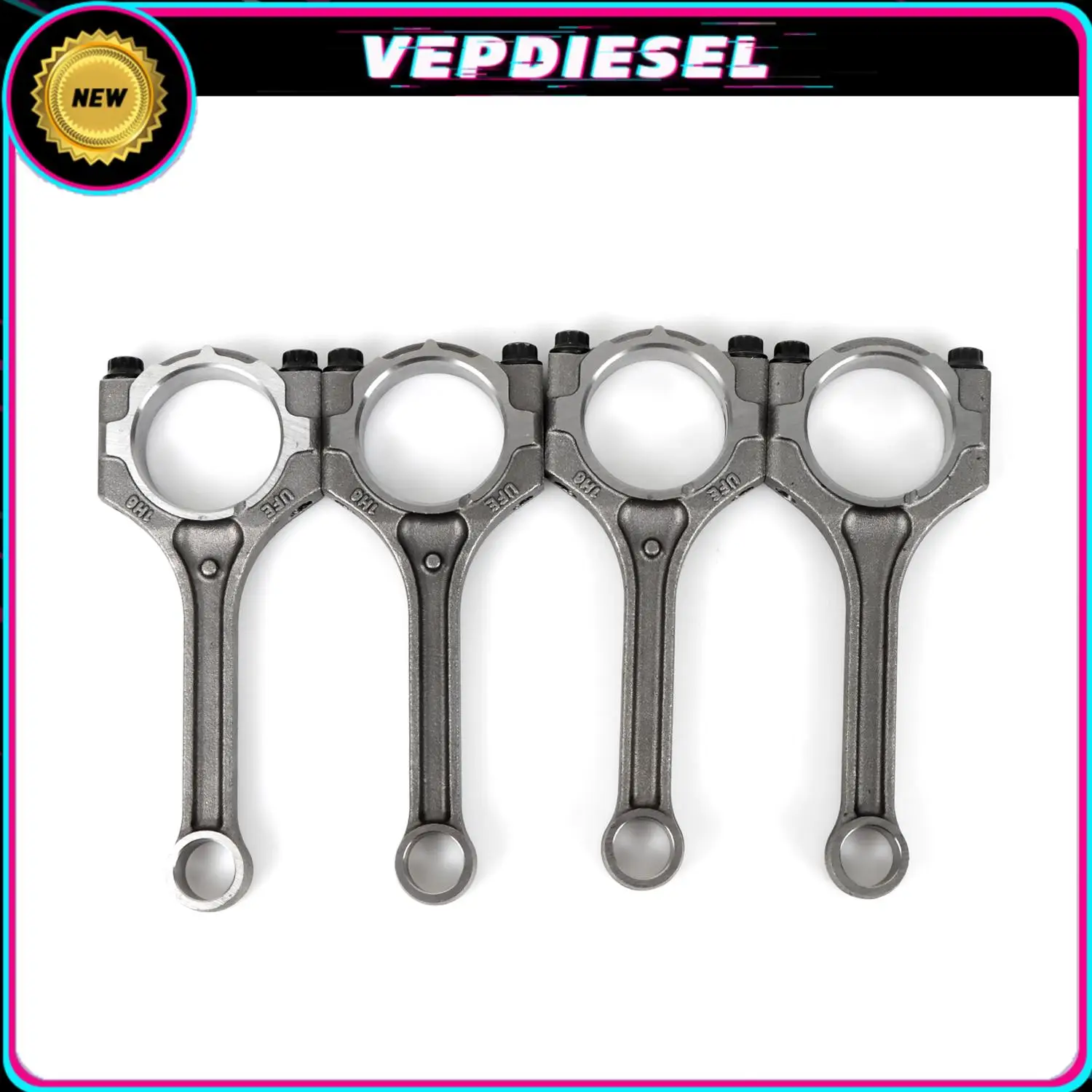 4pcs 23510-2B100 Engine Connecting Rod FOR Hyundai Kia 1.4L G4FA 2006-2019 Car Accessories