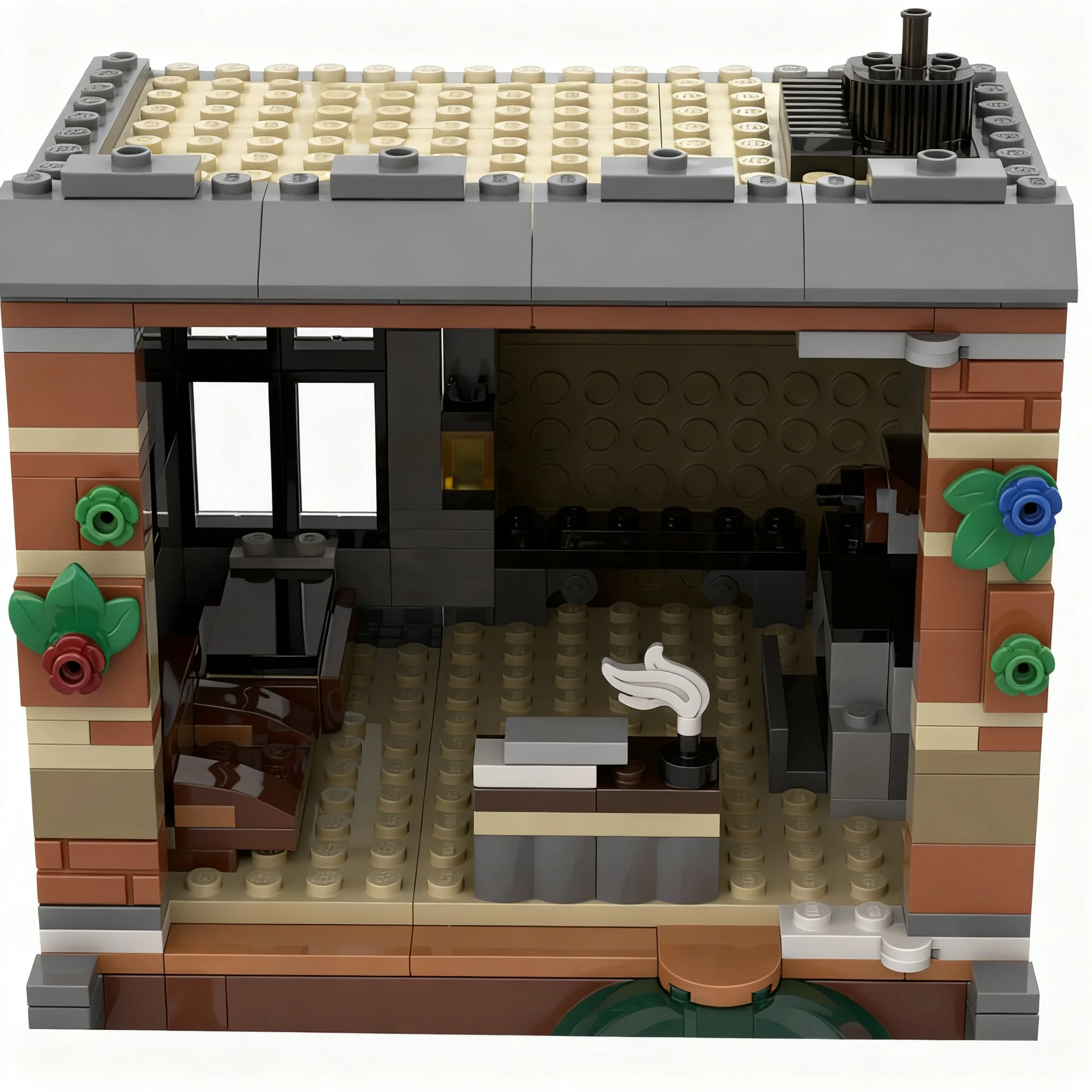 826pcs MOC Sherlock Book Shop Modular Modular Buildings Model Building Blocks Construction 3D Creative DIY Brick Idea Craft