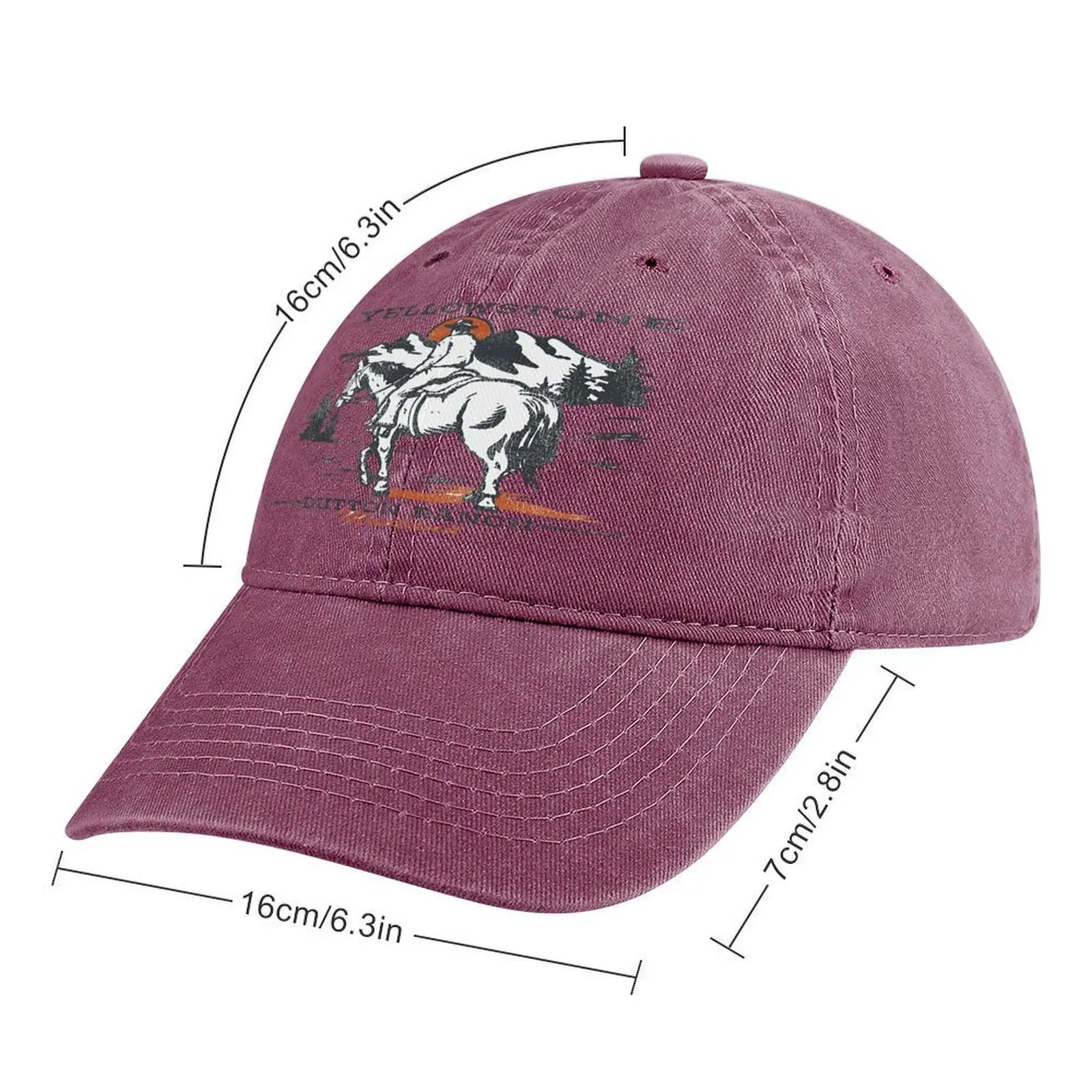 Yellowstone Dutton Ranch pola cetak Unisex topi Trucker hadiah ulang tahun ayah topi jala topi olahraga luar ruangan Dropshipping