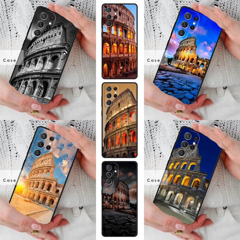 Colosseum Rome Italy TPU Phone Case for Samsung Galaxy S26 S25 S24 S23 S22 S21 S20 Note10 Plus FE Ultra Cover