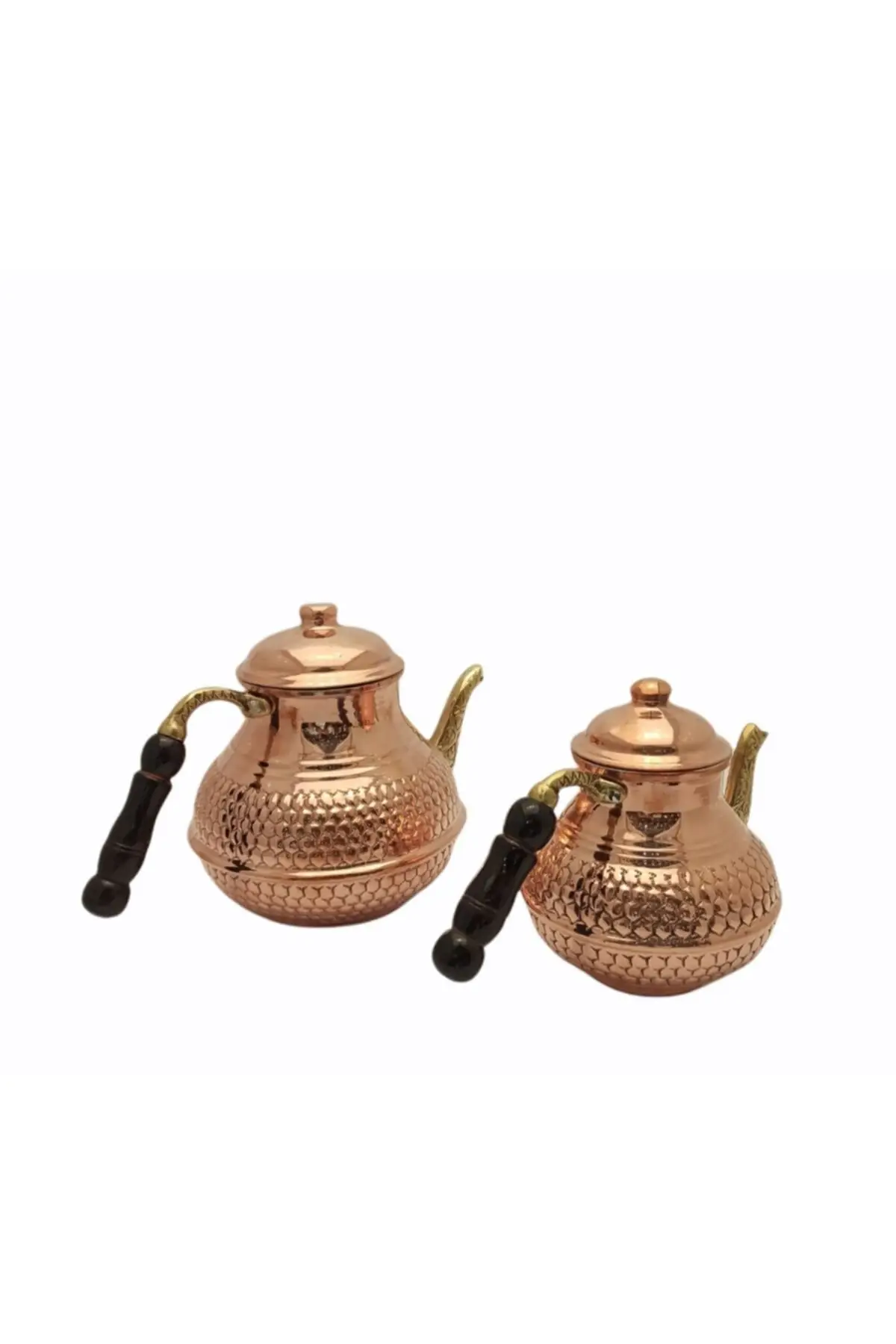 Dovi copper Tea Pots Handmade medium size honeycomb patterned red Cooper Tea Pots Handmade