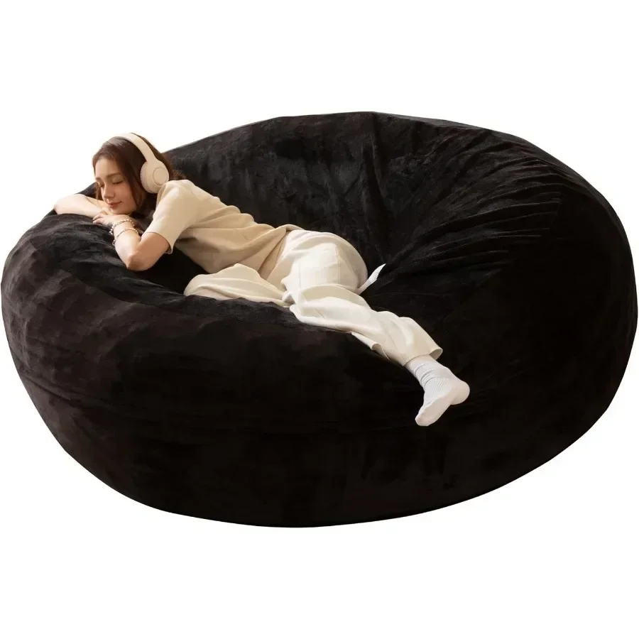 Bean Bag Chair for Adults, Floor Bean Bags Offers Ample Space for Adults, Memory Foam Giant Bean Bags, Lounger Versatile Design
