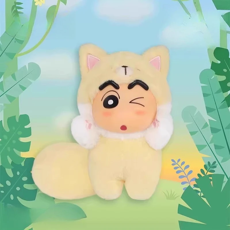 Crayon Shin chan grande queue série vinyle poupée en peluche pendentif poupée mignonne jeu à la mode boîte aveugle modèle jouet Collection poupée cadeaux