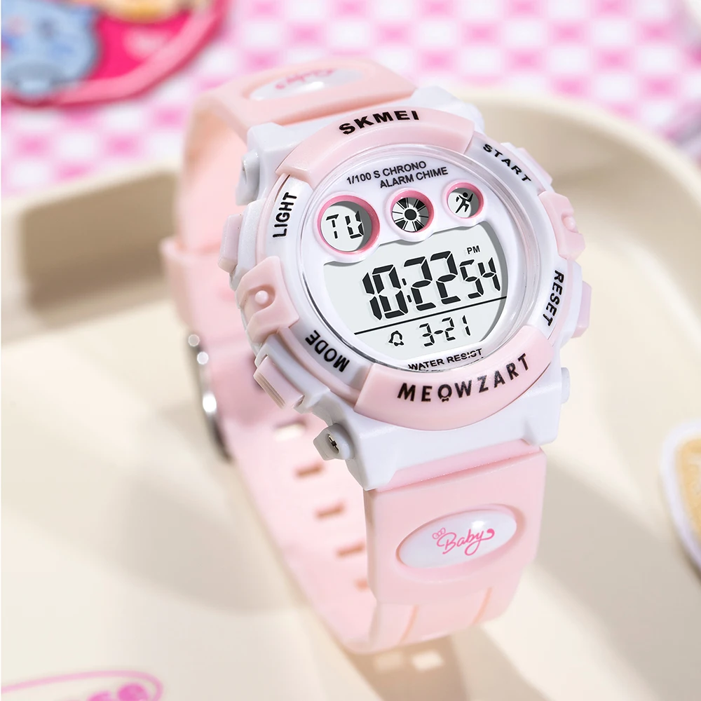 

SKMEI водонепроницаемые спортивные цифровые часы для детей, будильник, электронные наручные часы для детей, подарки для мальчиков и девочек