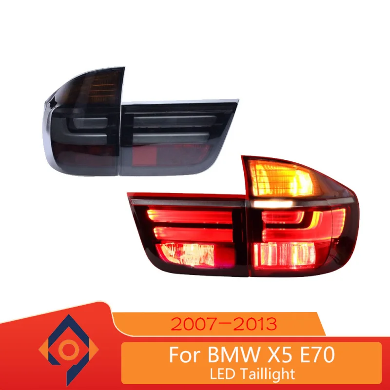 Car Taillight For BMW X5 E70 Tail Light Assembly 2007-2013 Modified New LED Driving Light Brake Reversing Light Plug And Play
