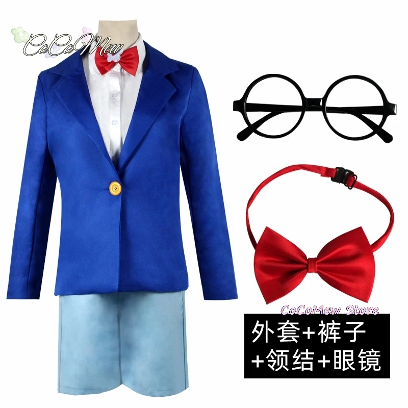 Sepatu Cosplay Kaito Kiddo, kostum Cosplay Edokawa Konan hatsori Heiji, sepatu seragam sekolah, detektif, permainan peran, harian