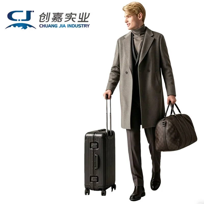 

Элитное мужское двустороннее кашемировое пальто для осени и зимы, серое, элегантное, деловое, высококлассное, для городского джентльмена