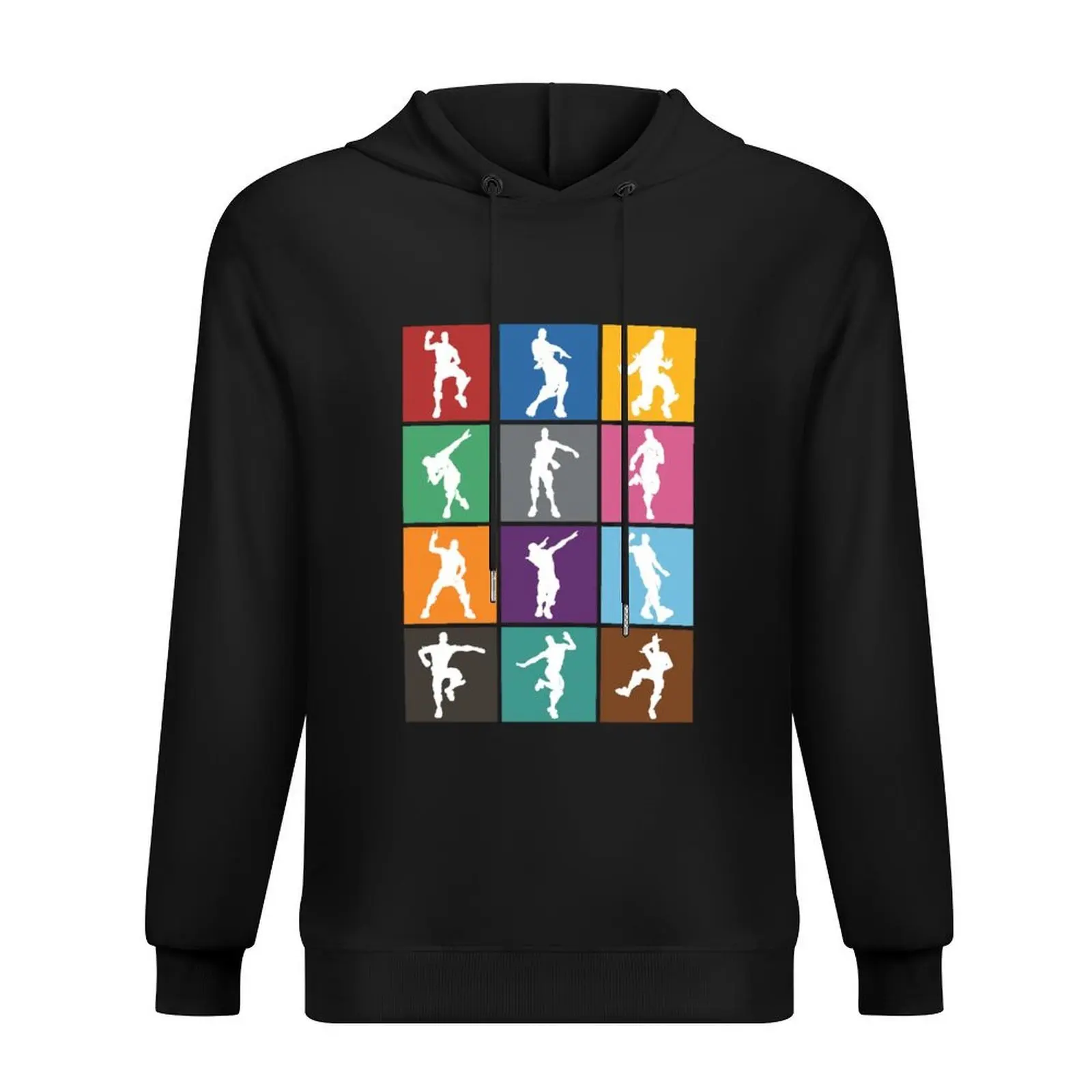 

Battle Royale Victory Dance Rainbow lattice Funny Classic Hoodie men wear autumn clothes tracksuits