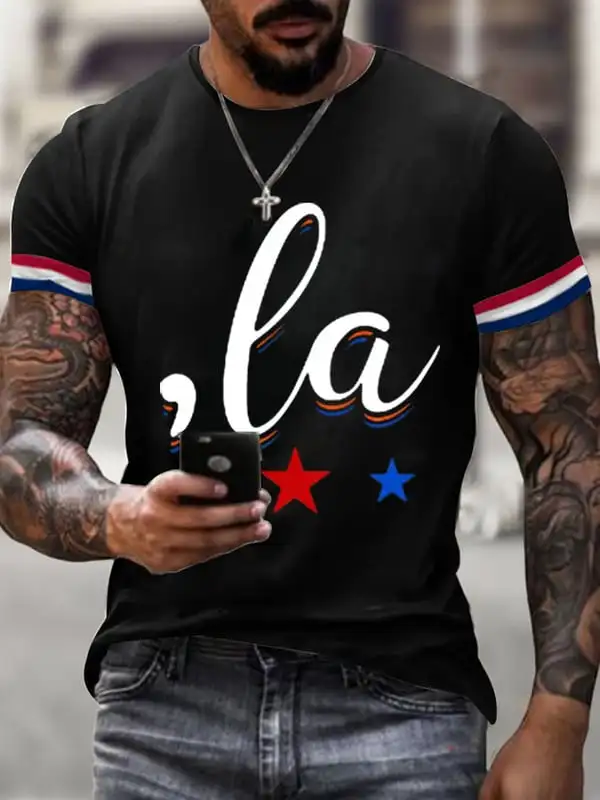 Men's La Print Short Sleeve T-shirt