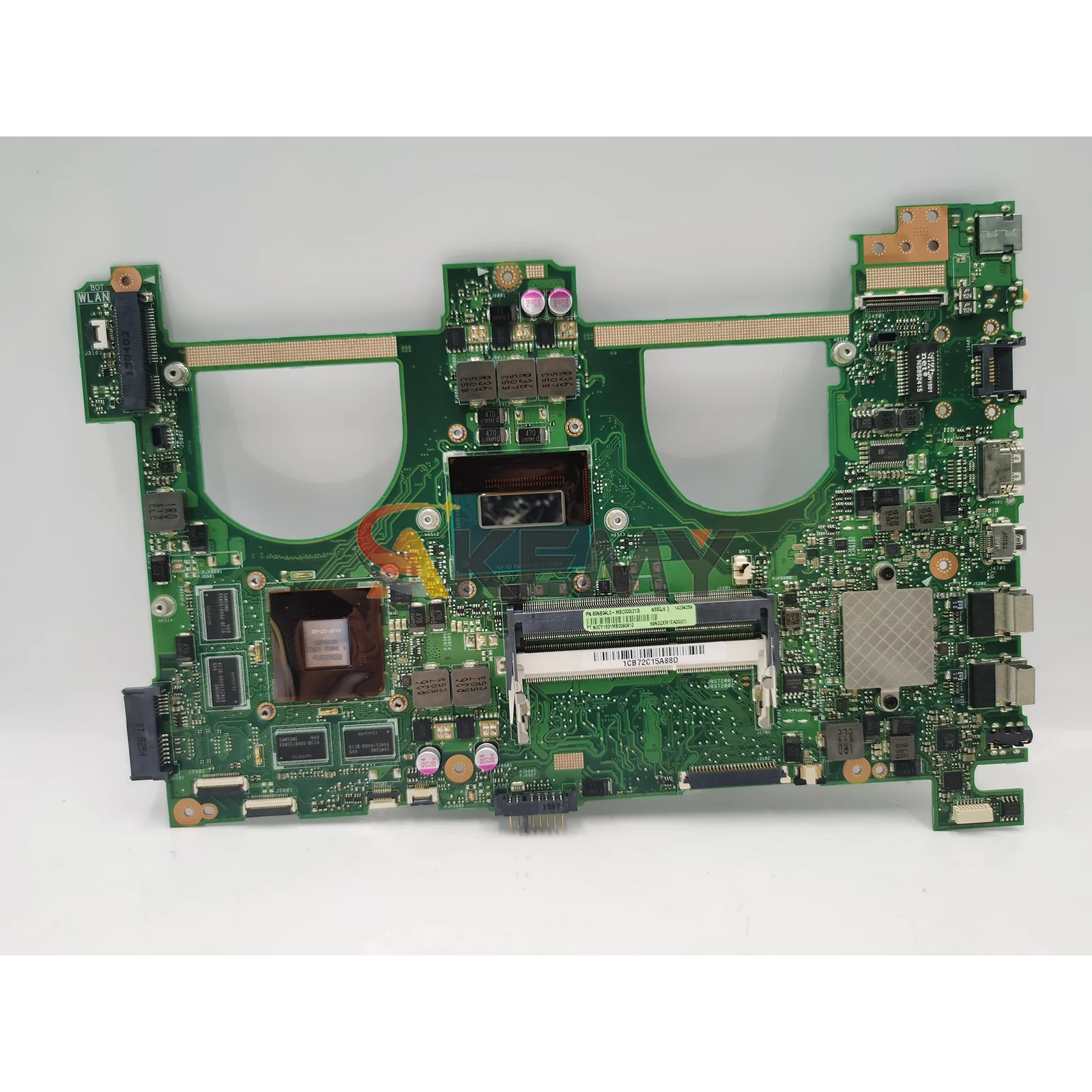 N550JV Laptop Motherboard For ASUS ROG N550JV N550J N550JK N550JX G550J Notebook Mainboard With i3 i5 i7 CPU 100% tests OK stk