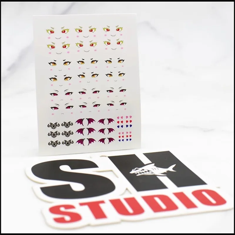 SH STUDIO MSGK02 1/12 Soldier Machine Goddess Device Eye Expression Water Sticker Model Toy Accessories In Stock