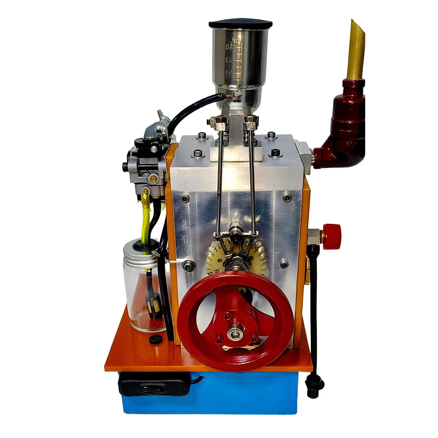 

Модель четырехтактного вертикального двигателя Цельнометаллический двигатель с водяным охлаждением Независимая смазка Механическая экспериментальная модель