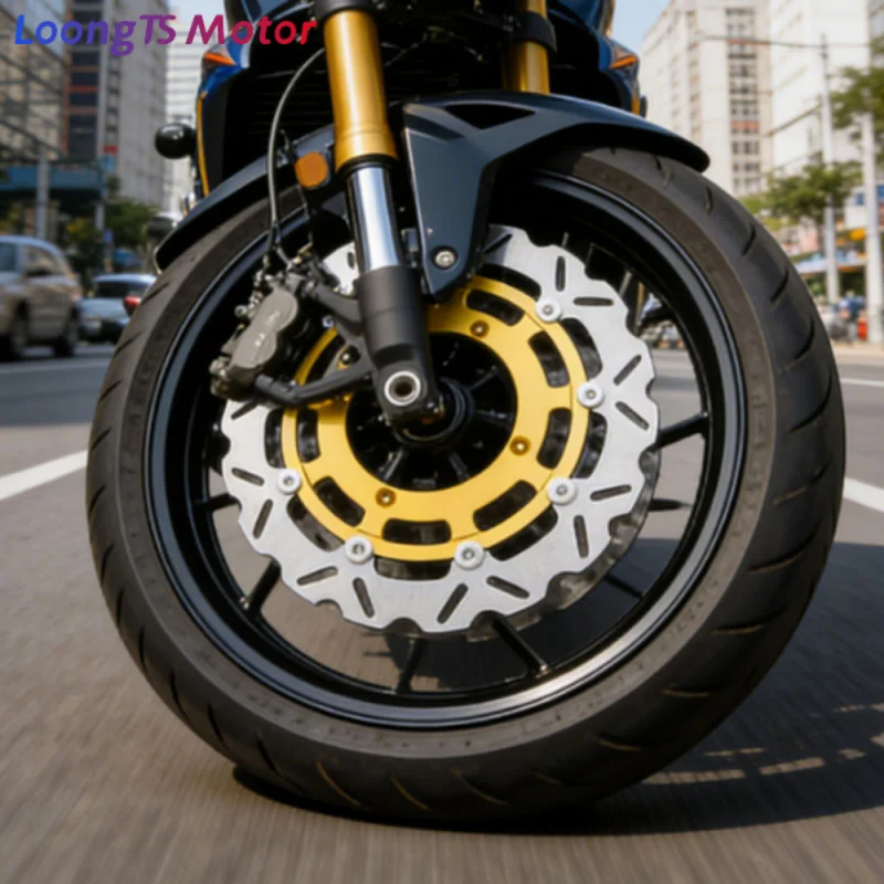 Brake Adaptor 320MM Front Floating Aluminum Motorcycle Disc Rotor Accessories for Suzuki RMZ250 2007- RMZ450 2005-2021 RMX450Z