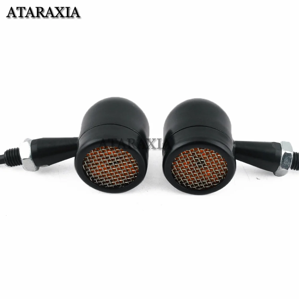 Motorfiets Mini Led Richtingaanwijzer Licht Metaal Bullet Moto Knipperlicht Clignototant Moto Led 12V Fit Voor Kawasaki Suzuki Yamaha