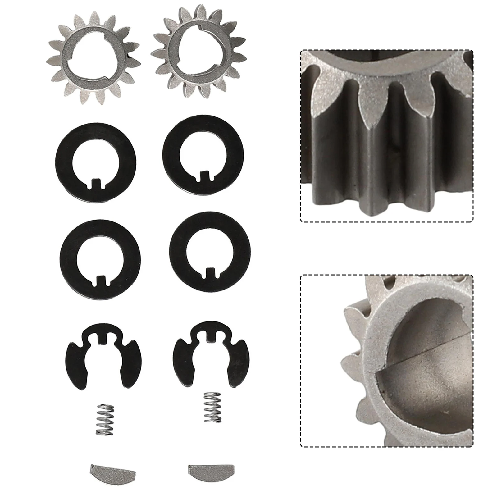 Complete Wheel Gear Kit For Toro 1053040 1056840 Recycler Includes Pinion Gears Thrust Washers And Retaining Clips