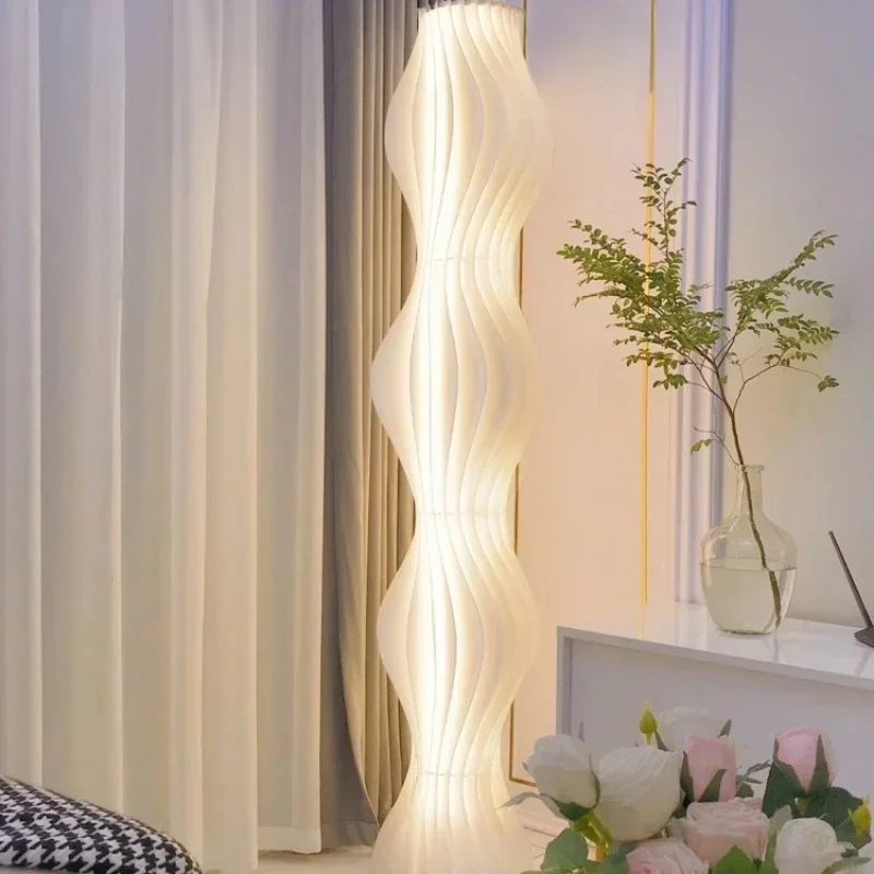 Grass Skirt Floor Lamp Living Room Sofa next to  Bedroom High-Grade Vertical Table Lamp Decorative Lamp