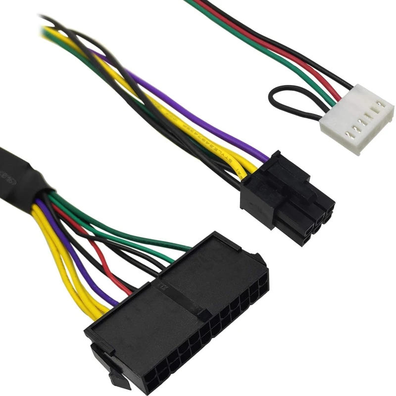 634A 24 Pin to 6 Pin ATX Power Adapter Cable for HP Z220 Z230 SFF