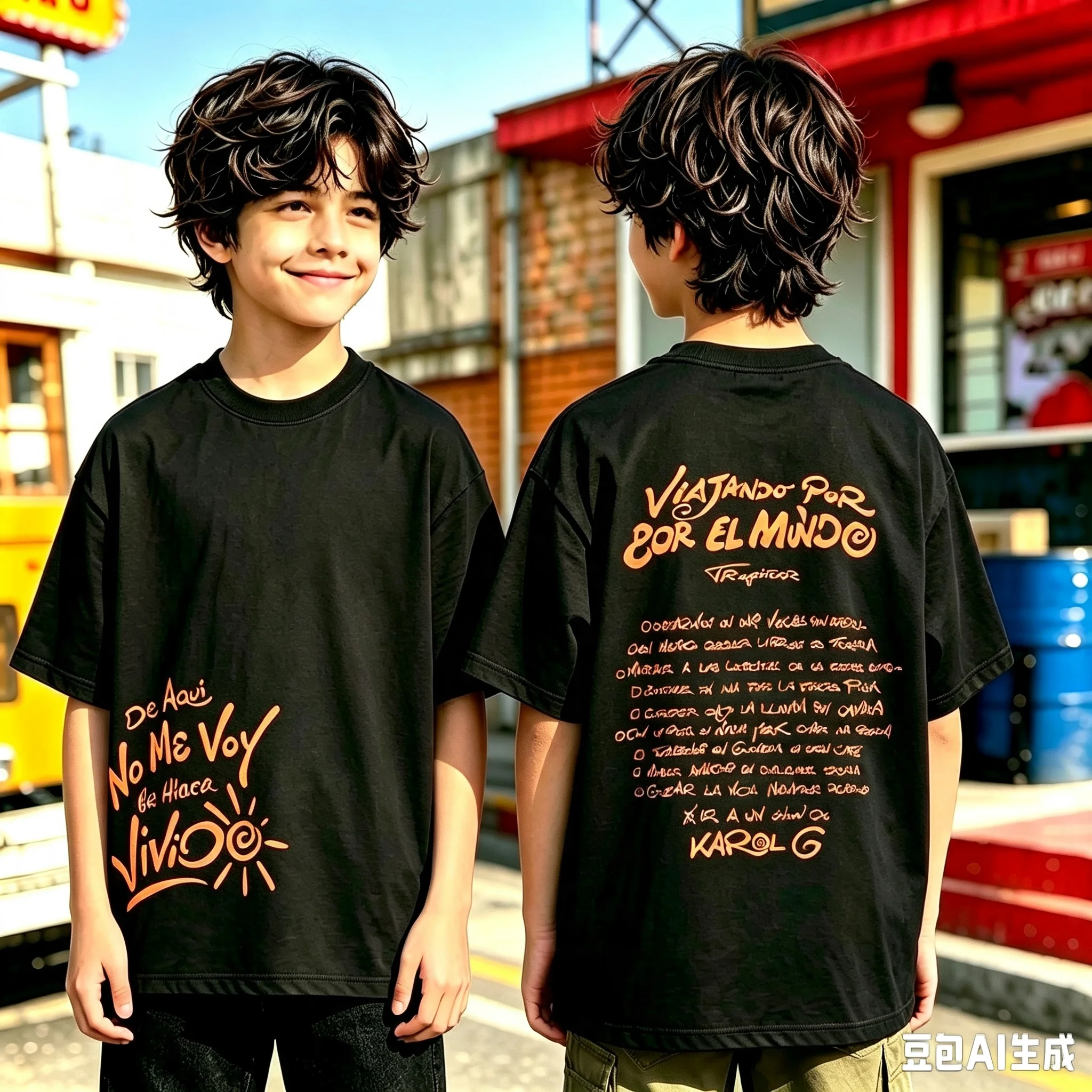 1pc Karol G De Aqui No Me Voy Tee Vintage Cotton T shirt Unisex Men Women Kids Streetwear Casual Short Sleeve Tops