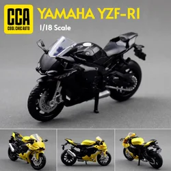 CCA 1:18 Scale Yamaha YZF-R1 Motorcycle Alloy Model Static Metal Collection Toy Holiday Gift