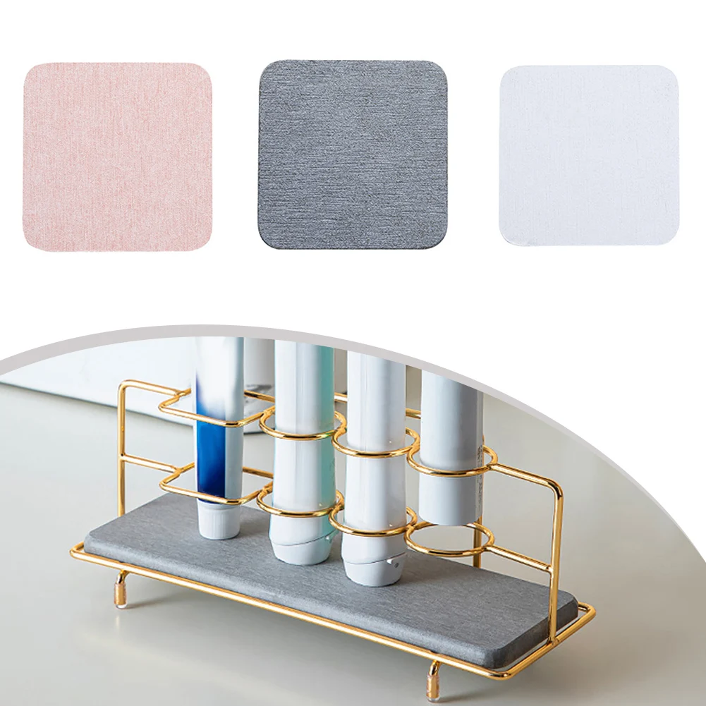 

1pcs 8/16cm Water-Sbsorbing Stone Tray Absorbent Diatomite Tray Drink Coasters Water Tray For Sink KitchenHome Supplies