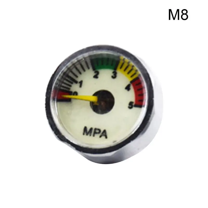 Compact Pressure Gauge Mini Pressure Gauge Manometer Air Compressor Pneumatic Hydraulic Fluid Pressure Meter Tester