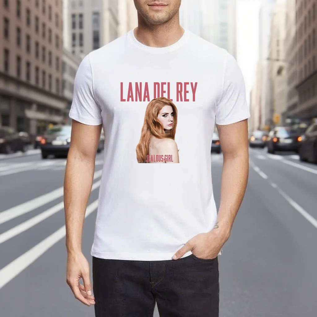 

Men & Women's Clothing Graphic T-Shirts L-Lana Del Rey Print 100% Cotton Summer Tops Streetwear Casual Y2k Vintage Short Sleeve