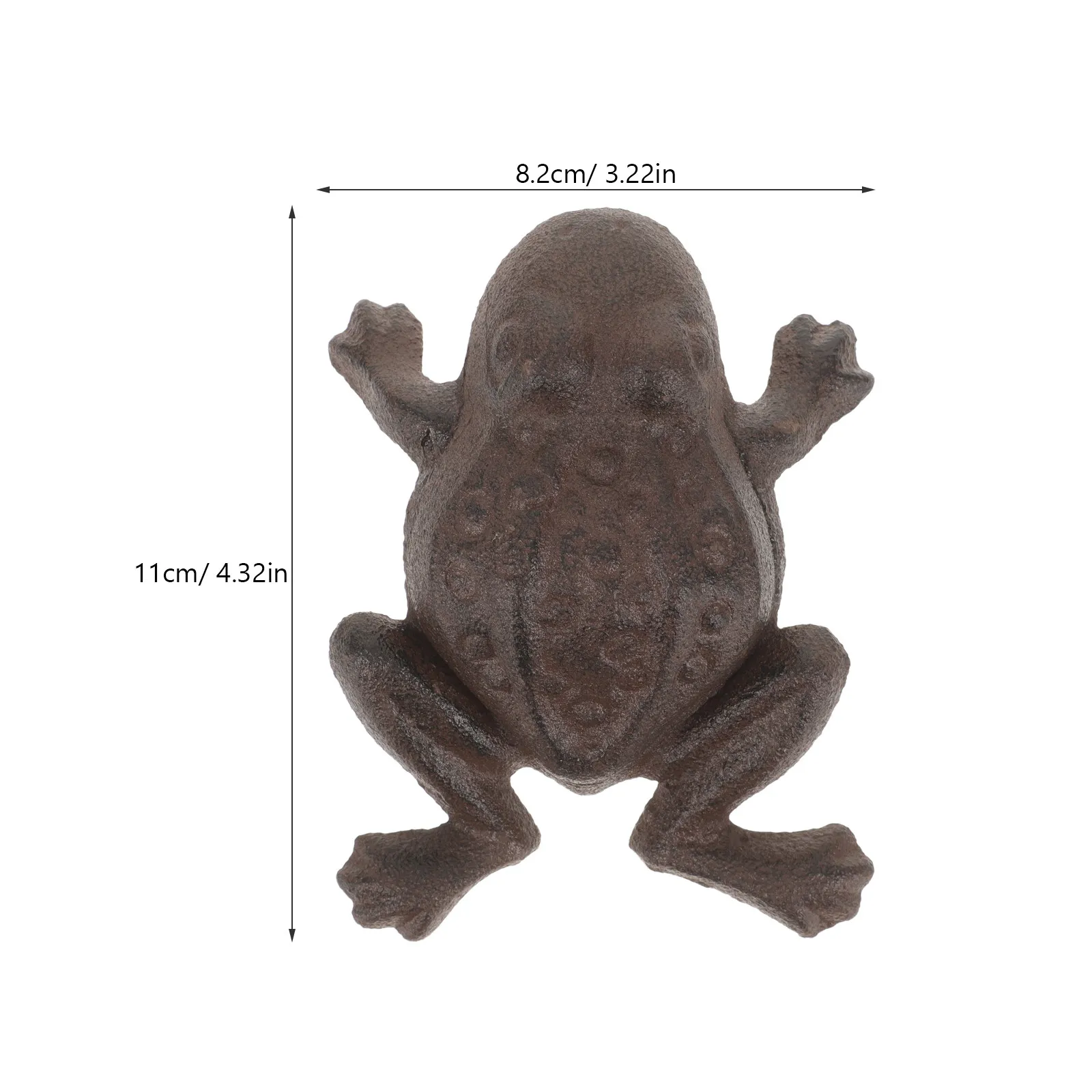 Hidden Key Box Frog Shape Outdoor Key Hider Garden Yard Decorative Storage Container for Spare Keys Cash Small Items