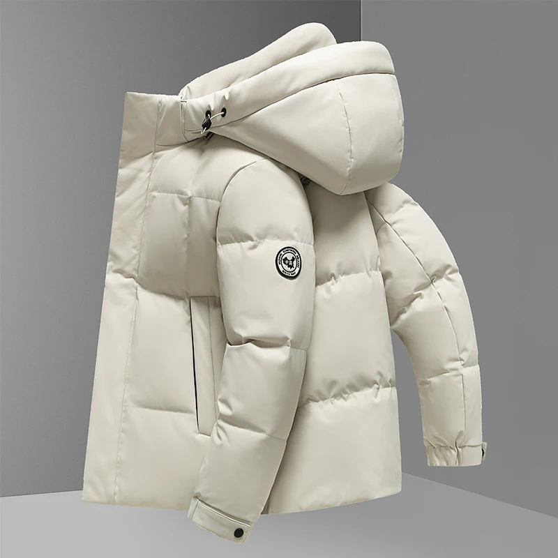 Real Good 90% Duck Down Parkas Coat Men Winter Keep Warm Outdoor Hooded Jacket Male Classic Wind-Proof Duck Down Puffer Coat