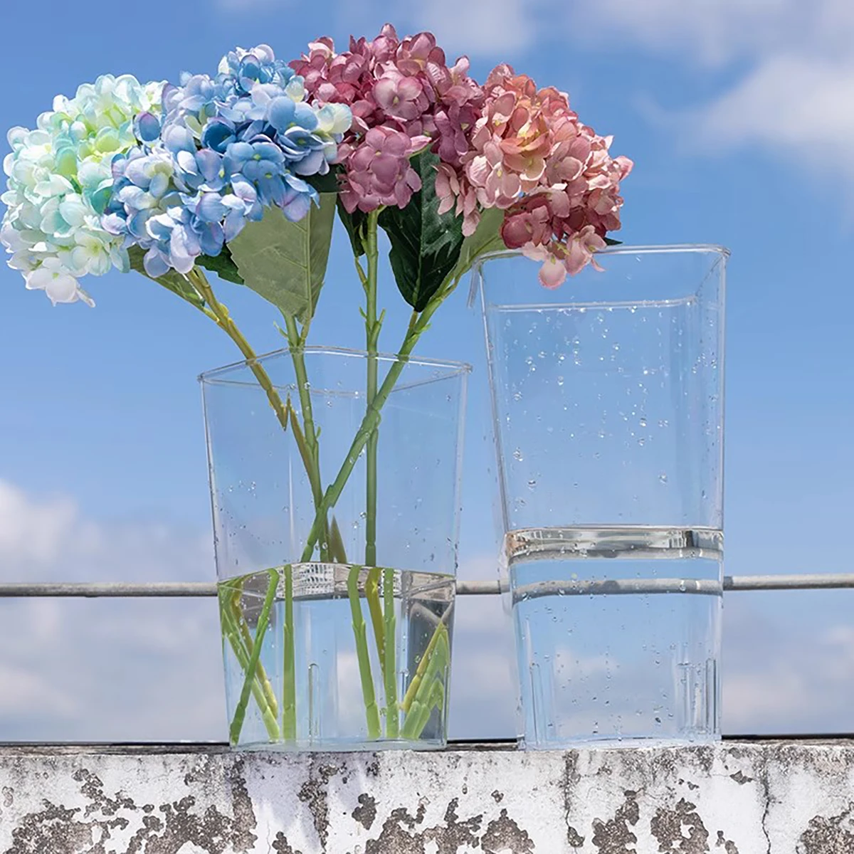 

Creative Home Decoration With Acrylic Hydroponic Vase Simple And Beautiful Anti Drop Not Afraid Of Falling Transparent Square va
