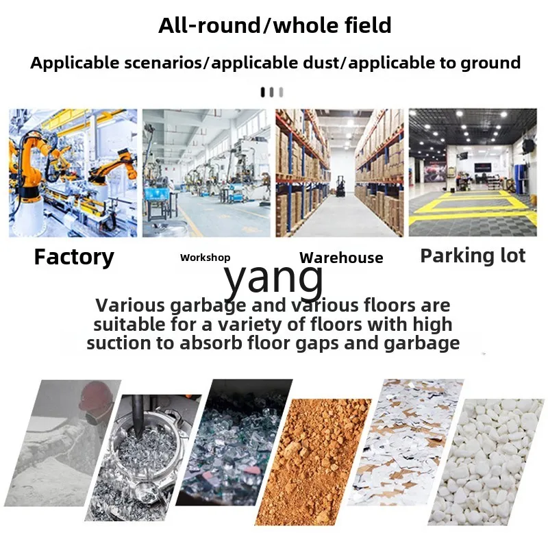 CX drive-on per camion sottovuoto industriale con ricarica wireless, grande laboratorio di aspirazione