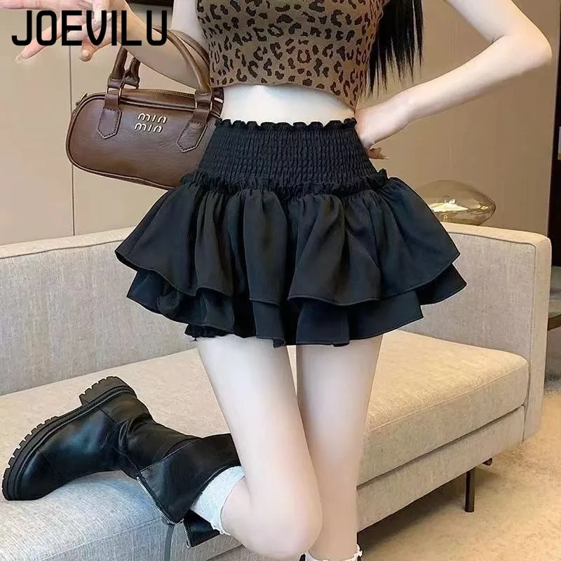 Jupe courte blanche Sexy pour femmes, nouvelle jupe gâteau de printemps et d'été, taille haute, petit Style de Ballet, jupe demi-corps moelleuse avec un mot