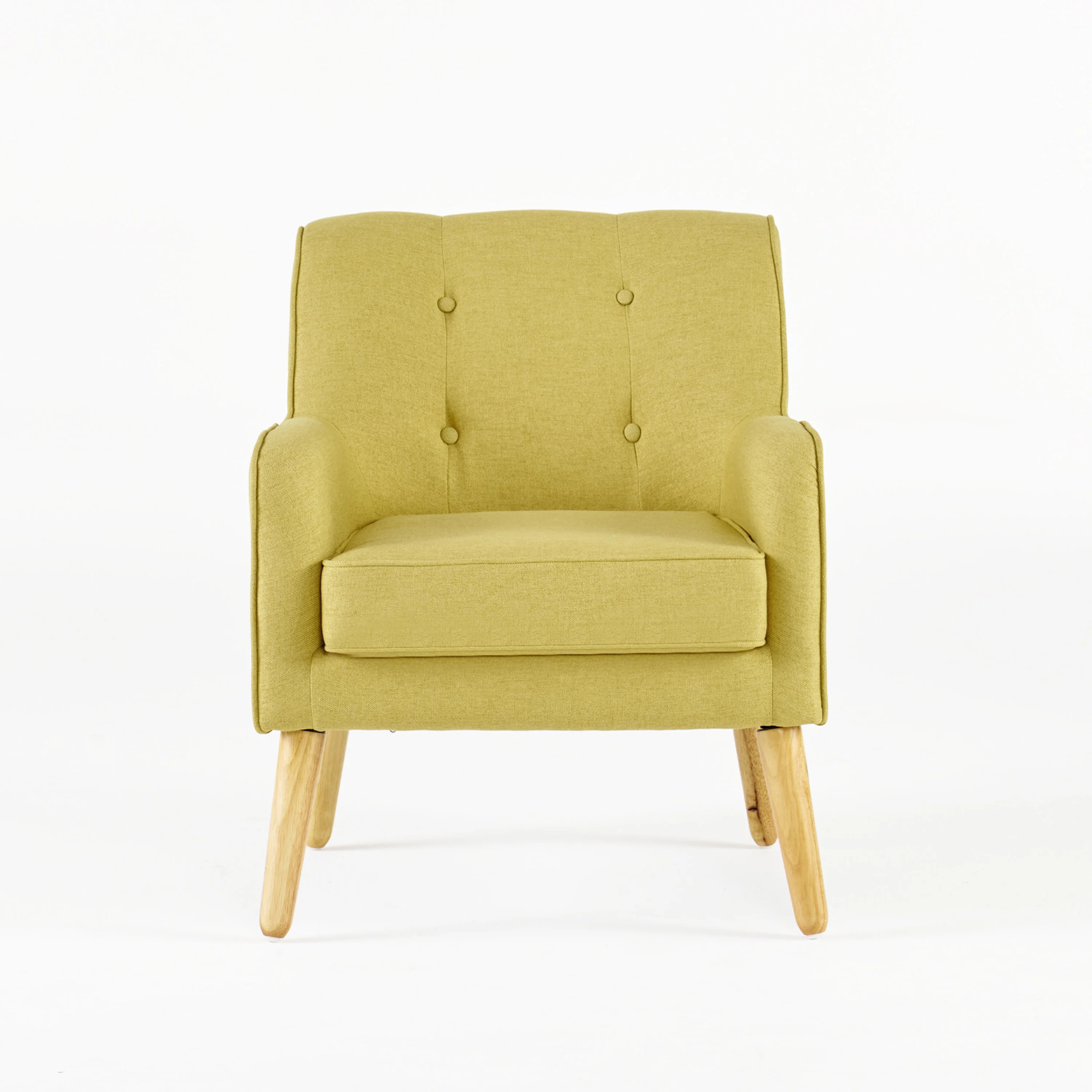 Mid-century Modern Accent  Chair,Arm Chairs for Living Room,Upholstered Mordern Armchair,Comfy Soft Chair in Small Space image 3