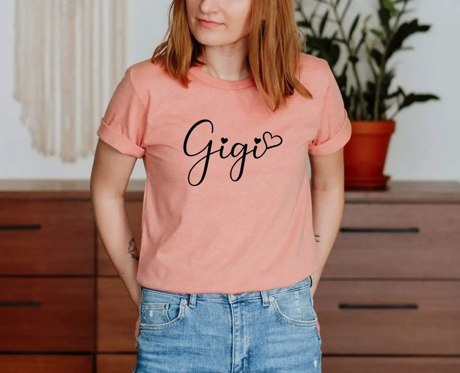 Gigi T Shirt Grandmother Mother's Day Cool Nana Happy Xmas Announcement Cute Funny Best