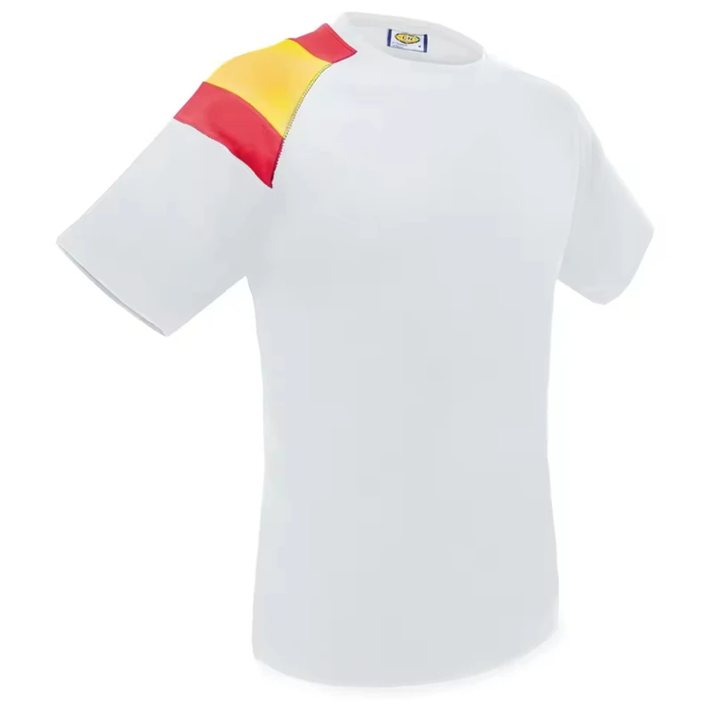 Summer Men's T Shirt Spain Flag Print Casual Short Sleeve 3d T-Shirts Fashion Streetwear Sports Running Uniex Fitness Tees Tops