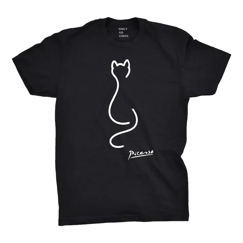 

Picasso Art Shirt, Cat By Picasso Tee