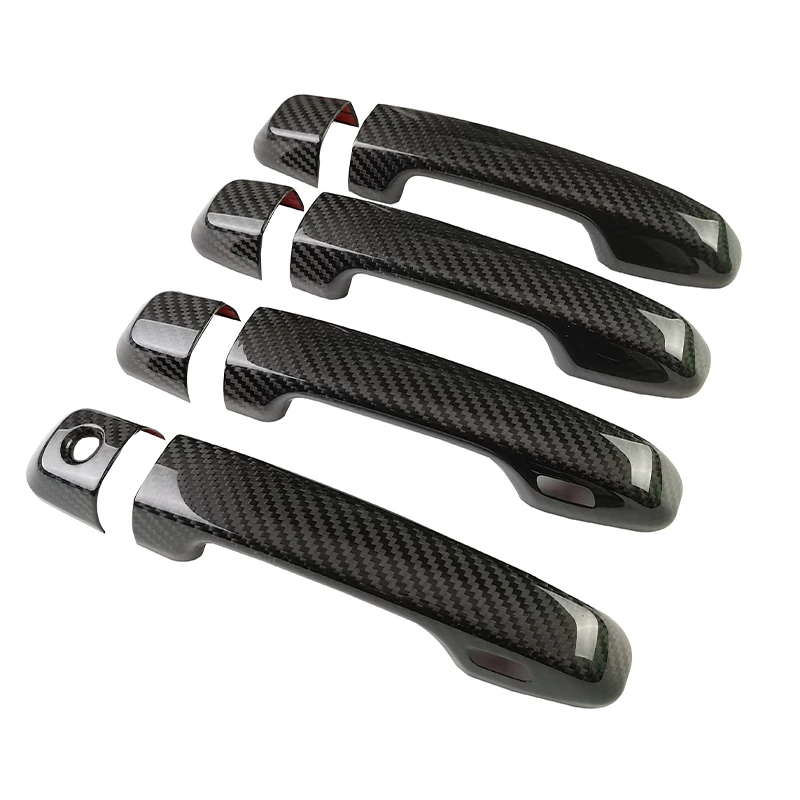 Carbon Fiber Door Handle Cover For TOOTA PRADO Land Cruise  Exterior Products Outlet Store