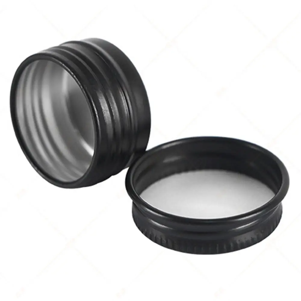 4pcs Multistyles Metal Box for Cream Balm Tea Cans Cosmetic Container Refillable Bottles Aluminum Tin Jar