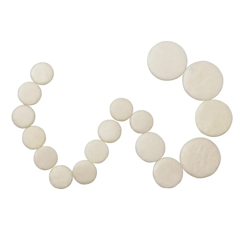 Versatile Clarinet Pads Bb Key Flute Key Pad Plastic Set for Clarinet Repair and Accessory Needs