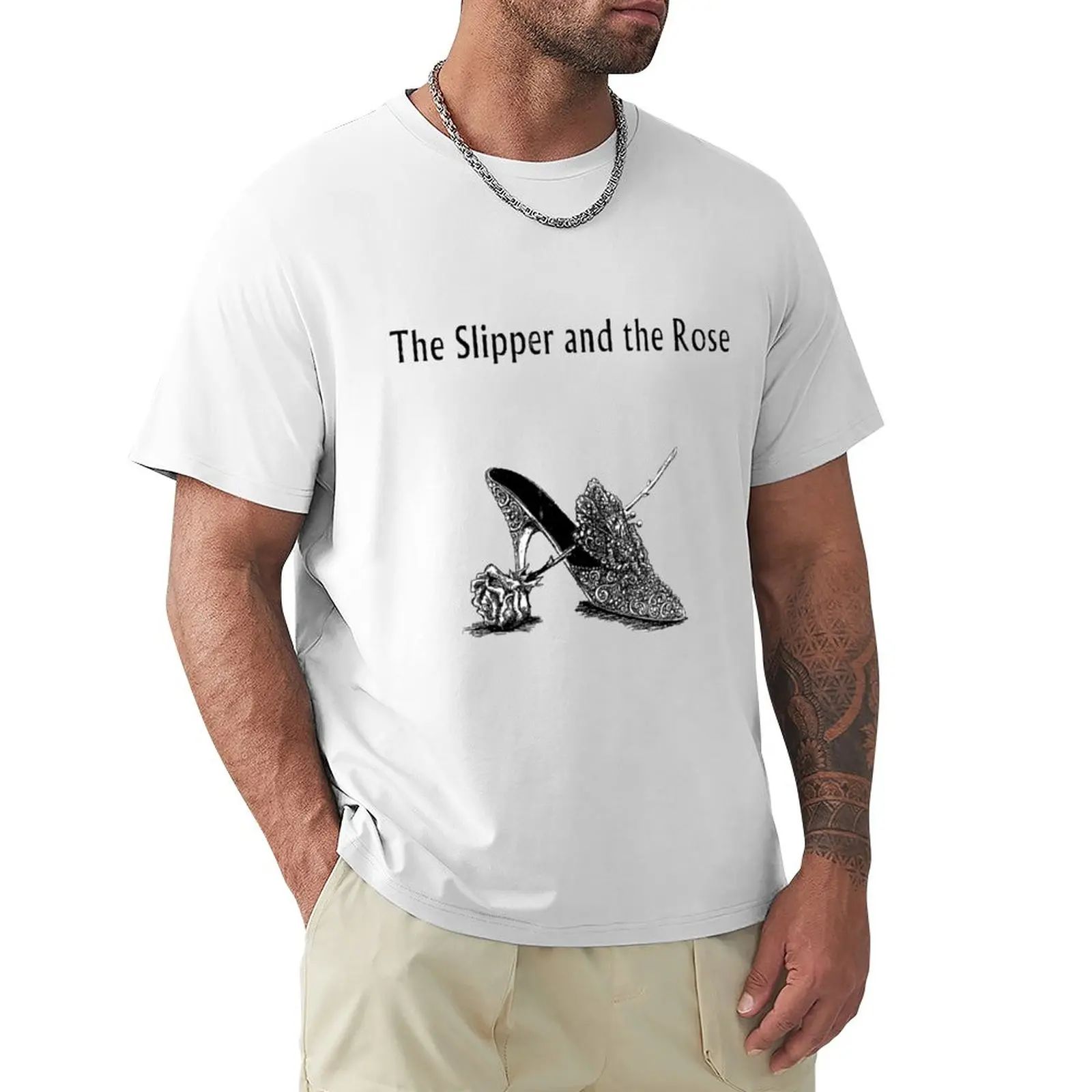 The Slipper and the Rose T-Shirt graphics summer tops black t-shirts for men