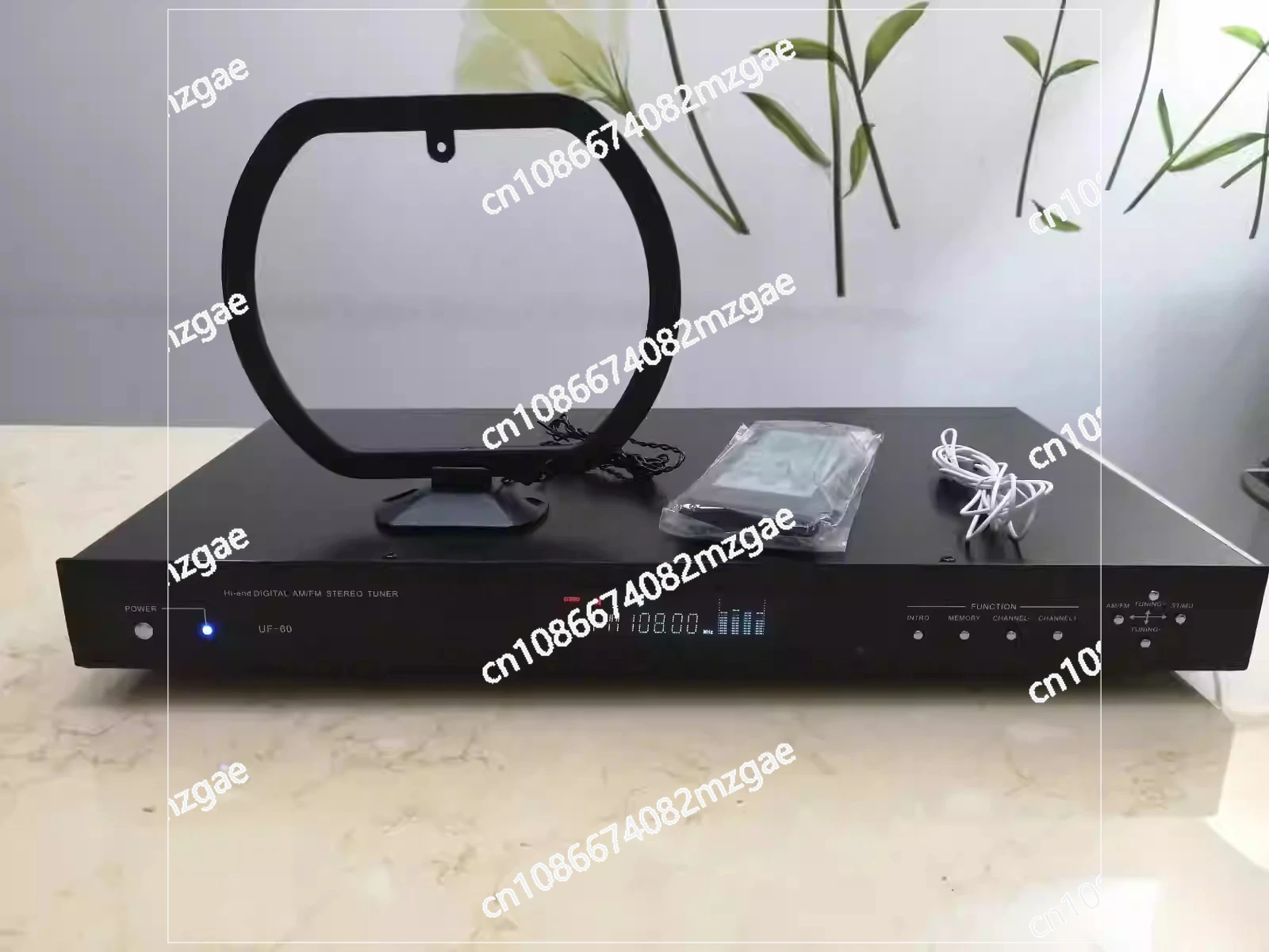 AM/FM tuner home engineering broadcasting, dynamic level spectrum display  UF60 high-precision ultra-thin radio head