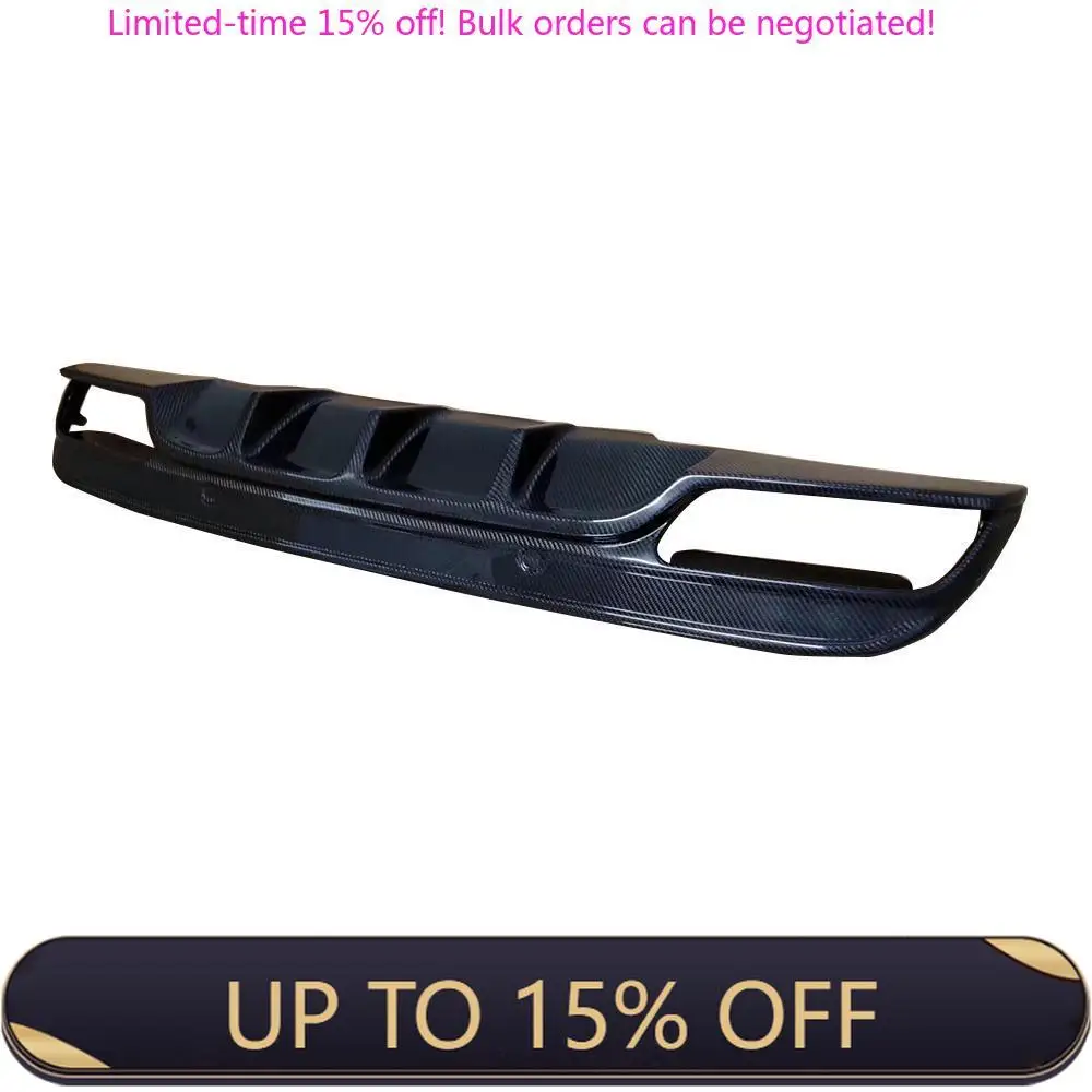 

W205 Carbon Rear Bumper Diffuser Lip For Mercedes Benz W205 Sport C300 C43 AMG Sedan 2015-2019 C300 C250