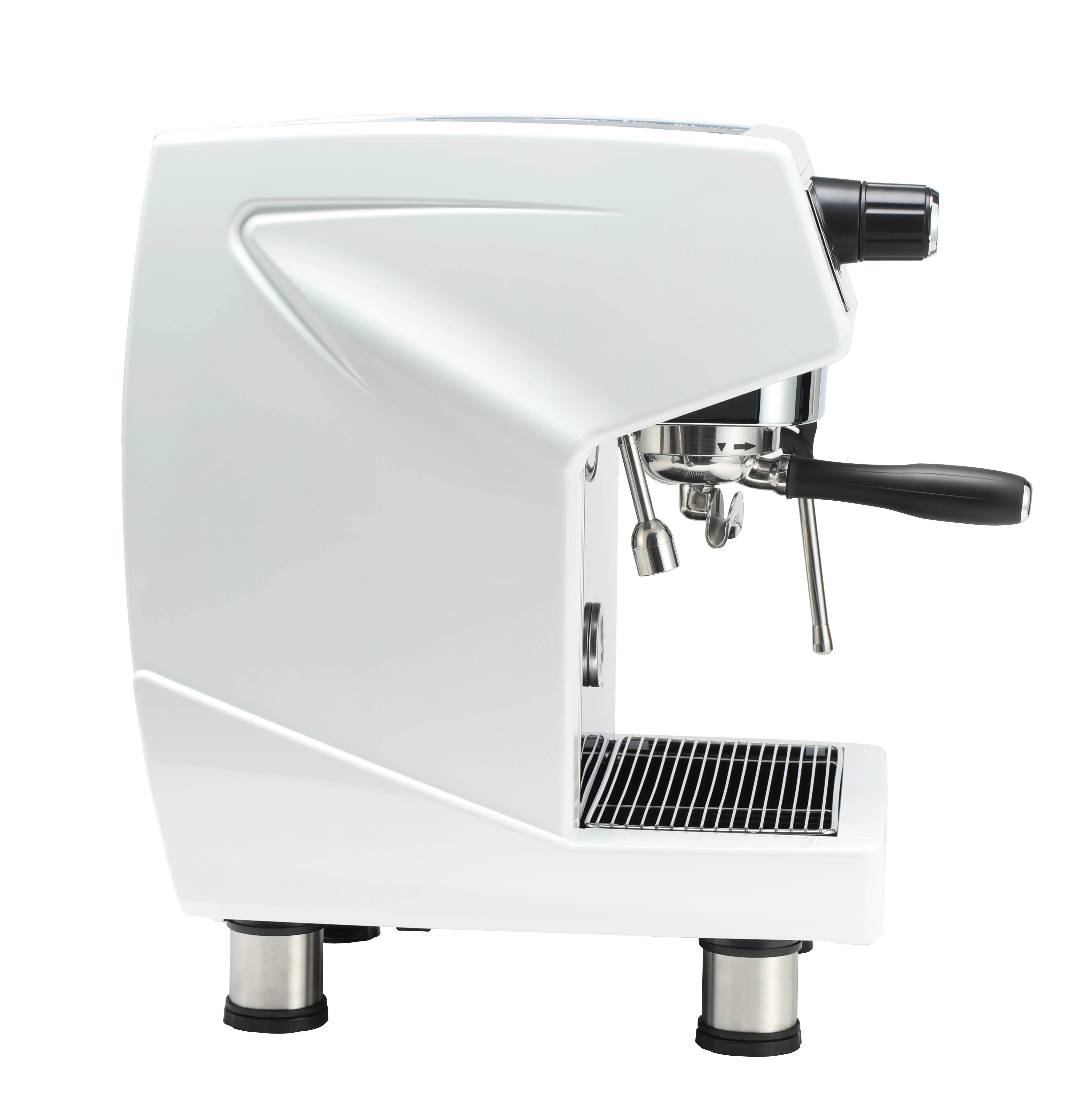 Professional 15 Bar Single Group Espresso Coffee Machine, White Color 3