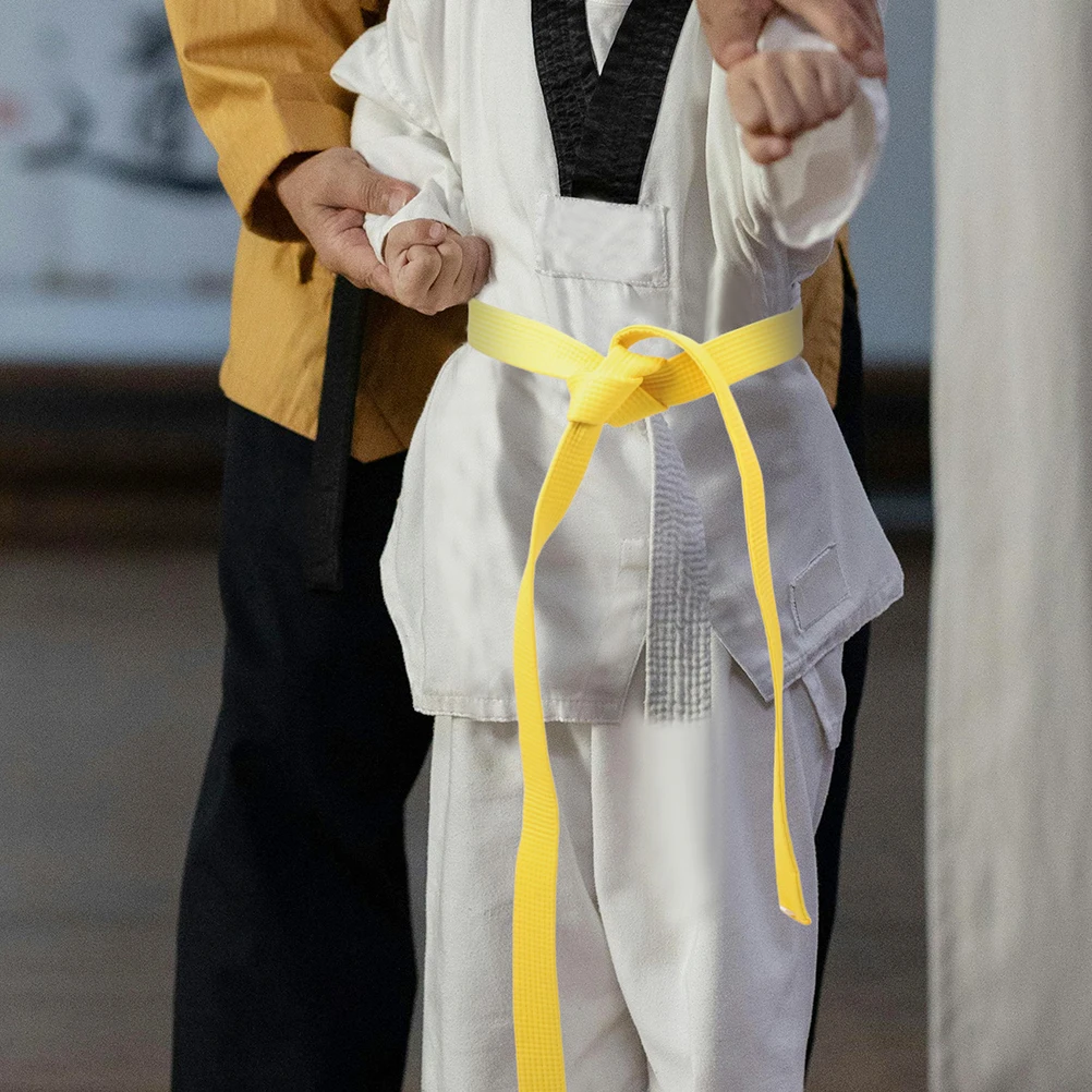 

Taekwondo Belt Karate Belts Gift Adult Kid Costume Martial Waist Band Colored