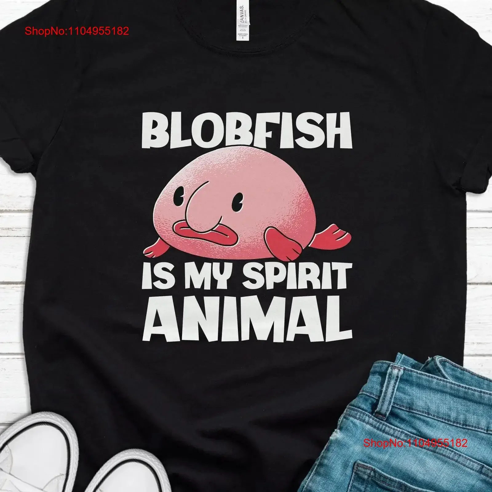 

Забавная футболка Blobfish Blob Fish Lover T1587, винтажная стираная эластичная модная универсальная футболка для повседневной носки, дизайнерская одежда