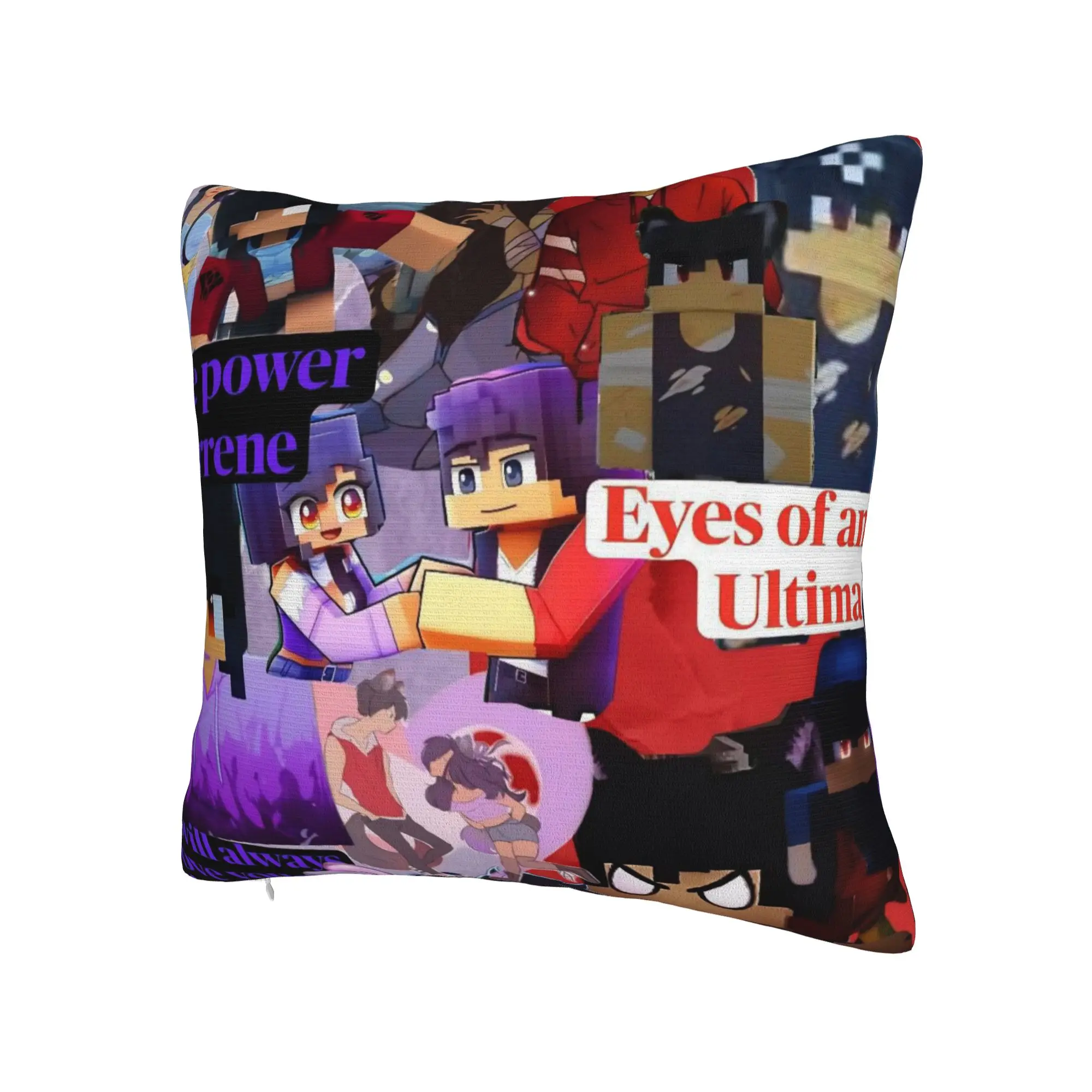 A-Aphmau Cartoon Pillowcases Merchandise Printed Cushion Cover Gift  Throw Pillow Case Cover Home Multiple Sizes