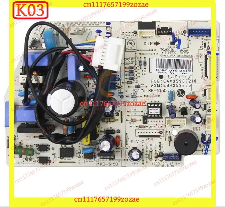 K03 k3 EAX35907210 EBR359365 EBR82081403 EBR82081405 KB-5150 AC Main PCB Compatible HVAC Circuit Board Assembly