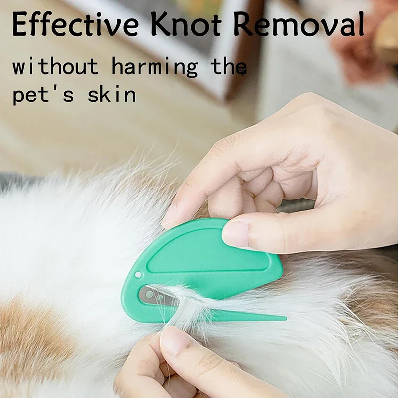 Multi-use Pet Open Knot Comb Cat Dog Hair Removal Tool Dog Undercoat Grooming Trimmer Clippers Cat Open Knotting Cutter