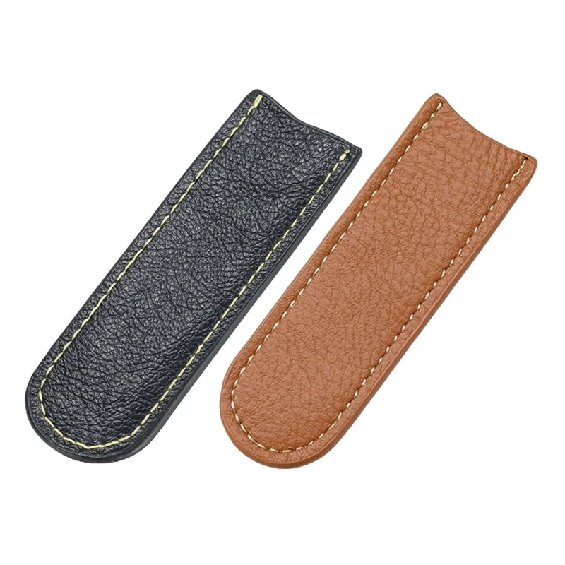 

A1A2 Camping Cup Handle Wrap Sleeve Camping Mugs Handle Protectors PU Leather Picnics Bowl Handle Cover Bowl Cup Handle Guard