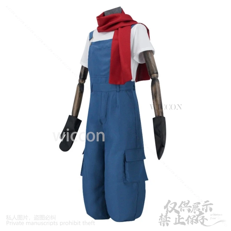 Anime Game Angels Of Death Cosplay Edward Mason Costume Eddie Rompers T-shirt Uniform Scarf Halloween Full Set Cos Customized